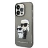 Karl Lagerfeld KLHCP14LHNKCTGK iPhone 14 Pro 6,1 czarny/black hardcase Glitter Karl&Choupette