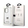 Karl Lagerfeld KLHCP14LSNCHBCH iPhone 14 Pro 6,1 hardcase biały/white Silicone Choupette