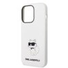 Karl Lagerfeld KLHCP14XSNCHBCH iPhone 14 Pro Max 6,7 hardcase biały/white Silicone Choupette