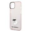Karl Lagerfeld KLHCP14SHNCHTCP iPhone 14 / 15 / 13 6,1 różowy/pink hardcase Ikonik Choupette