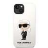 Karl Lagerfeld KLHCP14SSNIKBCH iPhone 14 / 15 / 13 6,1 hardcase biały/white Silicone Ikonik
