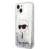 Karl Lagerfeld KLHCP14MLNKHCH iPhone 14 Plus / 15 Plus 6,7 srebrny/silver hardcase Glitter Karl Head