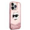 Karl Lagerfeld KLHCP14LLNCHCP iPhone 14 Pro 6,1 różowy/pink hardcase Glitter Choupette Head
