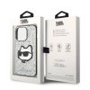 Karl Lagerfeld KLHCP14LG2CPS iPhone 14 Pro 6,1 srebrny/silver hardcase Glitter Choupette Patch