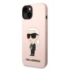 Karl Lagerfeld KLHMP14SSNIKBCP iPhone 14 / 15 / 13 6,1 hardcase różowy/pink Silicone Ikonik Magsafe