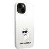 Karl Lagerfeld KLHMP14MSNCHBCH iPhone 14 Plus / 15 Plus 6,7 hardcase biały/white Silicone Choupette MagSafe