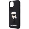 Karl Lagerfeld KLHCP14S3DRKINK iPhone 14 / 15 / 13 6.1 czarny/black hardcase Rubber Ikonik 3D