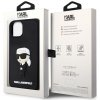 Karl Lagerfeld KLHCP14S3DRKINK iPhone 14 / 15 / 13 6.1 czarny/black hardcase Rubber Ikonik 3D