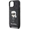 Karl Lagerfeld KLHCP14SCSAKHPKK iPhone 14 / 15 / 13 6.1 hardcase czarny/black Crossbody Saffiano Monogram Ikonik