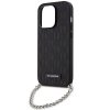 Karl Lagerfeld KLHCP14LSACKLHPK iPhone 14 Pro 6.1 czarny/black hardcase Saffiano Monogram Chain