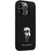 Karl Lagerfeld KLHCP14LSMHKNPK iPhone 14 Pro 6.1 czarny/black Silicone Ikonik Metal Pin