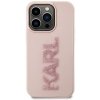Karl Lagerfeld KLHCP15X3DMBKCP iPhone 15 Pro Max 6.7 różowy/pink hardcase 3D Rubber Glitter Logo
