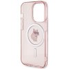 Karl Lagerfeld KLHMP15LHFCCNOP iPhone 15 Pro 6.1 różowy/pink hardcase IML Choupette MagSafe