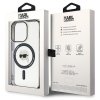 Karl Lagerfeld KLHMP15XHKHNOTK iPhone 15 Pro Max 6.7 transparent hardcase IML Karl`s Head MagSafe