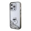 Karl Lagerfeld KLHCP15XLKCNSK iPhone 15 Pro Max 6.7 transparent hardcase Liquid Glitter Choupette