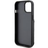 Karl Lagerfeld KLHCP15SSAKKNSCK iPhone 15 / 14 / 13 6.1 czarny/black hardcase Saffiano Cardslots and Stand Monogram Ikonik