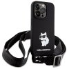 Karl Lagerfeld KLHCP15XSCBSCNK iPhone 15 Pro Max 6.7 hardcase czarny/black Crossbody Silicone Choupette