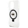 Karl Lagerfeld KLHMP15LHMRSKHH iPhone 15 Pro 6.1 biały/white hardcase Ring Stand Karl Head MagSafe
