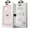 Karl Lagerfeld KLHMP15SHMRSCHP iPhone 15 / 14 / 13 6.1 różowy/pink hardcase Ring Stand Choupette Head MagSafe