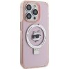 Karl Lagerfeld KLHMP15LHMRSCHP iPhone 15 Pro 6.1 różowy/pink hardcase Ring Stand Choupette Head MagSafe