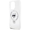 Karl Lagerfeld KLHMP15LHMRSCHH iPhone 15 Pro 6.1 biały/white hardcase Ring Stand Choupette Head MagSafe