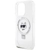 Karl Lagerfeld KLHMP15XHMRSCHH iPhone 15 Pro Max 6.7 biały/white hardcase Ring Stand Choupette Head MagSafe