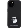 Karl Lagerfeld KLHCP15MSMHCNPK iPhone 15 Plus / 14 Plus 6.7 czarny/black Silicone Choupette Metal Pin
