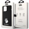 Karl Lagerfeld KLHCP15LSMHCNPK iPhone 15 Pro 6.1 czarny/black Silicone Choupette Metal Pin