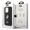 Karl Lagerfeld KLHCP14XGSAKCPK iPhone 14 Pro Max 6.7 czarny/black hardcase Gripstand Saffiano Karl&Choupette Pins