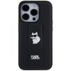 Karl Lagerfeld KLHCP14XGSACHPK iPhone 14 Pro Max 6.7 czarny/black hardcase Gripstand Saffiano Choupette Pins