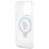 Karl Lagerfeld KLHMP13LHMRSKCH iPhone 13 Pro / 13 6.1 biały/white hardcase Ring Stand Karl&Choupettte MagSafe