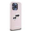 Karl Lagerfeld KLHMP15XSKCHPPLP iPhone 15 Pro Max 6.7 różowy/pink hardcase Silicone Karl & Choupette MagSafe