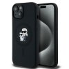Karl Lagerfeld KLHMP15MSCMKCRHK iPhone 15 Plus / 14 Plus 6.7 czarny/black hardcase Silicone Karl & Choupette MagSafe