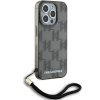 Karl Lagerfeld KLHCP15XHKDPNSK iPhone 15 Pro Max 6.7 czarny/black hardcase IML Mono KL Pattern & Cord