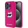 Karl Lagerfeld KLHMP15XSCHPPLF iPhone 15 Pro Max 6.7 różowy/fuschia hardcase Silicone Choupette Head MagSafe