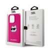 Karl Lagerfeld KLHMP15XSCHPPLF iPhone 15 Pro Max 6.7 różowy/fuschia hardcase Silicone Choupette Head MagSafe