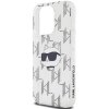 Karl Lagerfeld KLHCP15XHKLPCHT iPhone 15 Pro Max 6.7 transparent hardcase IML Choupette Head & Monogram