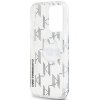 Karl Lagerfeld KLHCP15XHKLPCHT iPhone 15 Pro Max 6.7 transparent hardcase IML Choupette Head & Monogram