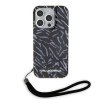 Karl Lagerfeld KLHCP15XHZBPKCCU iPhone 15 Pro Max 6.7 fioletowy/purple Zebra With Cord