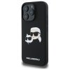 Karl Lagerfeld KLHMP16LSKCHPPLK iPhone16 Pro 6.3 czarny/black hardcase Silicone Double Heads Print MagSafe
