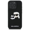 Karl Lagerfeld KLHMP16XSKCHPPLK iPhone 16 Pro Max 6.9 czarny/black hardcase Silicone Double Heads Print MagSafe