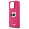 Karl Lagerfeld KLHMP16LSCHPPLF iPhone 16 Pro 6.3 fuksja/fuschia hardcase Silicone Choupette Head Print MagSafe