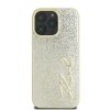 Karl Lagerfeld KLHCP16LPFMFBKMD iPhone16 Pro 6.3 złoty/gold hardcase Metal Signature