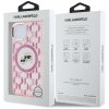 Karl Lagerfeld KLHMP15MHMCKMHP iPhone 15Plus 6.7 różowy/pink IML Monogram Karl&Choupette Head MagSafe