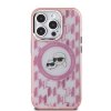 Karl Lagerfeld KLHMP15XHMCKMHP iPhone 15Pro Max 6.7 różowy/pink IML Monogram Karl&Choupette Head MagSafe