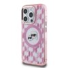 Karl Lagerfeld KLHMP15XHMCKMHP iPhone 15Pro Max 6.7 różowy/pink IML Monogram Karl&Choupette Head MagSafe