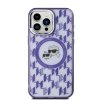 Karl Lagerfeld KLHMP15XHMCKMHU iPhone 15Pro Max 6.7 fioletowy/purple IML Monogram Karl&Choupette Head MagSafe