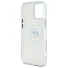 Karl Lagerfeld KLHMP16LHLSCHH iPhone16 Pro 6.3 biały/white hardcase IML Metal Choupette Head MagSafe