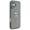 Karl Lagerfeld KLHMP16MHLSKIK iPhone16 Plus 6.7 czarny/black hardcase IML Metal Karl Head MagSafe