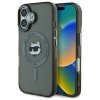 Karl Lagerfeld KLHMP16SHLSCHK iPhone16 6.1 czarny/black hardcase IML Metal Choupette Head MagSafe